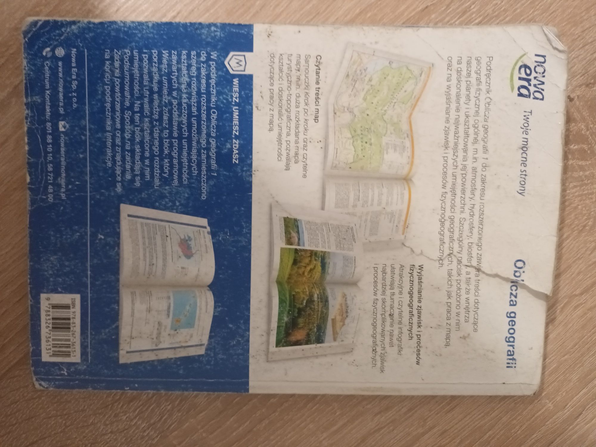 Książka do geografi dla technikum i liceum