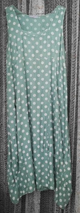 Платье льняное лен 100%  бохо оверсайз