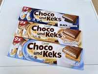 Плитки молочного шоколаду Choceur Choco und Keks Milch 9шт 300г