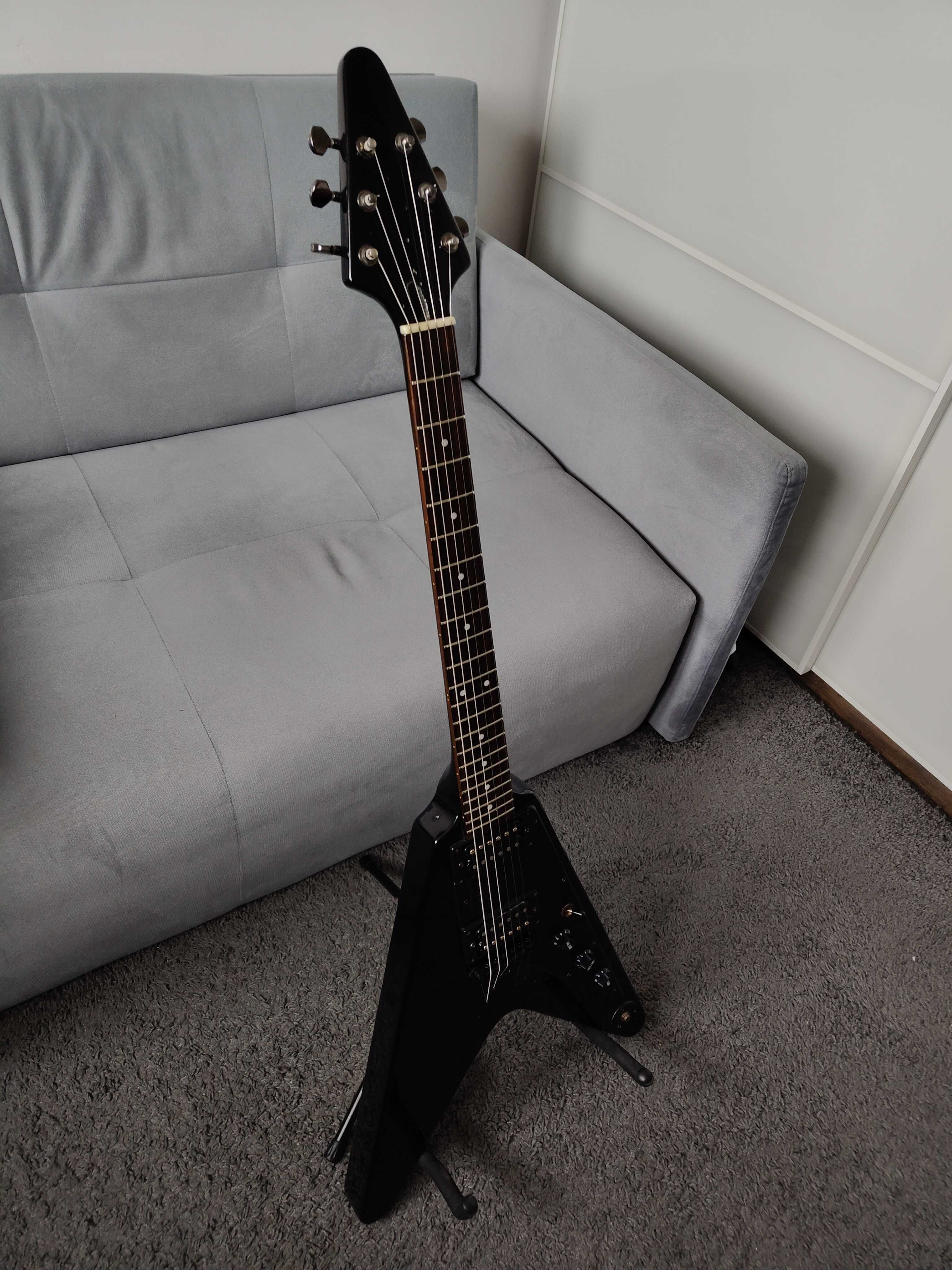 Vintage VV60 Flying V gitara elektryczna