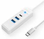 Rozdzielacz Rozgałęźnik  HUB USB 3.0 Adapter 4 Portowy Koncentrator 3