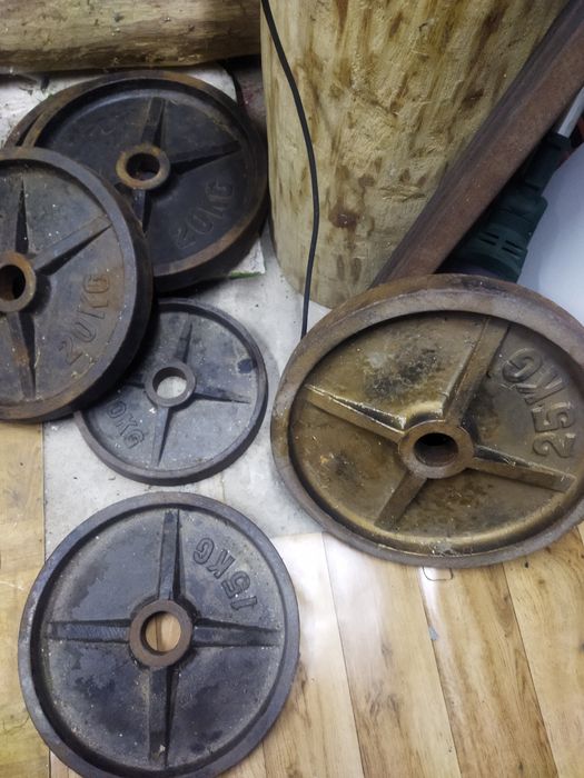 Obciążenie na gryf olimpijski