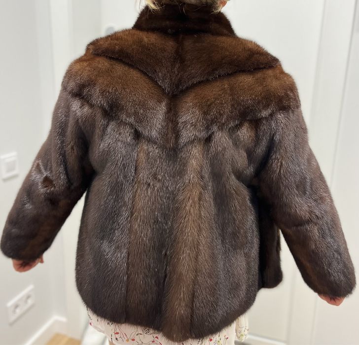 Норкова шуба коротка 48-50 (L)