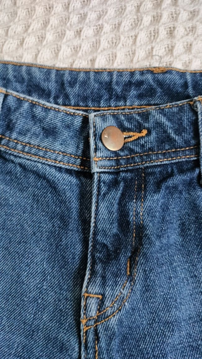 Szorty krótkie spodenki jeansowe H&M 38 podwinięte nogawki