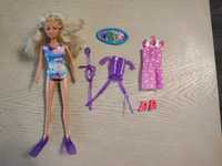 Lalka Barbie, plus nowe akcesoria, nurek, plaża, wakacje zestaw tani
