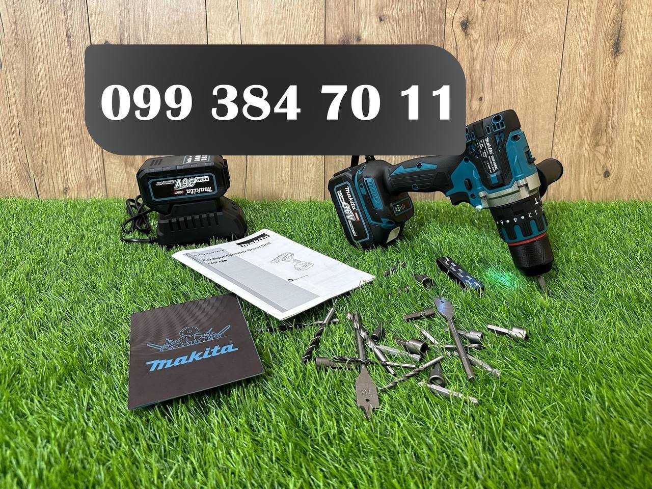 Шуруповерт бездротовий Makita DHP 485 PRO Акумуляторний шурупокрут 36V