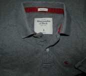 ABERCROMBIE FITCH ROZ.S koszulka męska muscle polo jak nowa