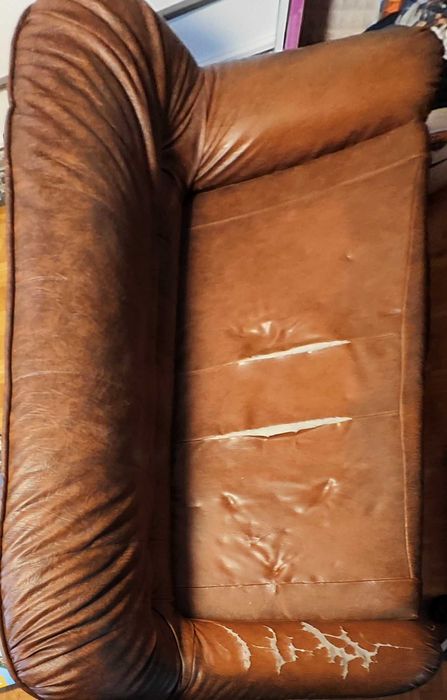 Tapczan Kanapa Wersalka im. skóry 200x90 Rozkładana z funkcją spania