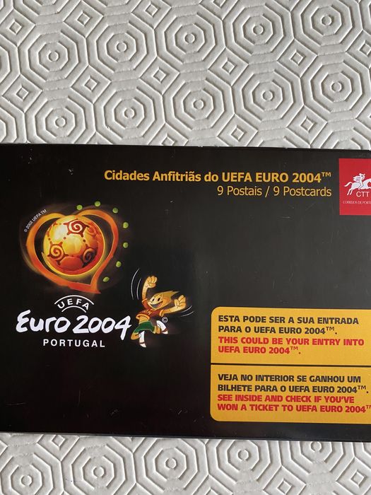 Euro 2004 - medalha, postais