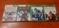 Cztery części Assassin's Creed na Xbox360 dbd stan