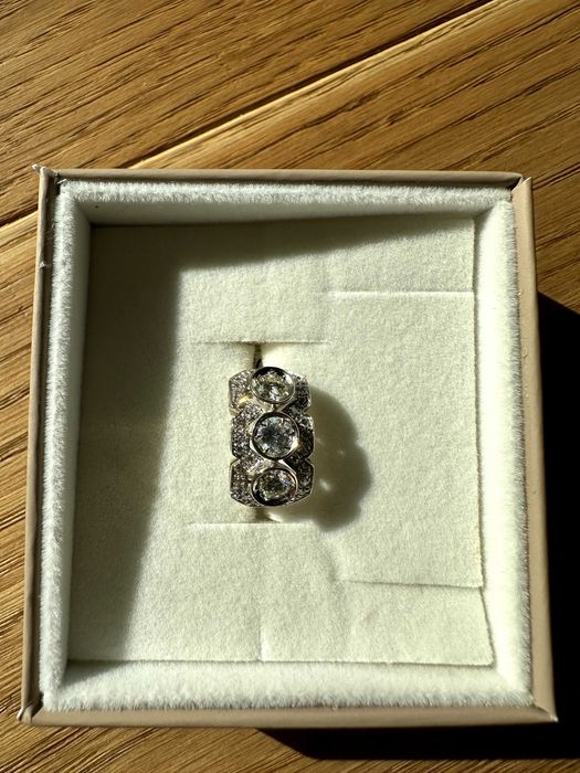 Złoty Pierścionek z brylantami - Certyfikat 35 Brylantów !