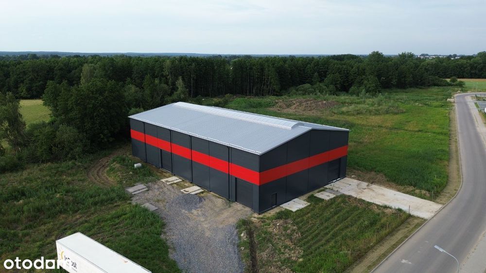 Hala produkcyjna - magazynowa 1008 m2 SUWNICA 9 m