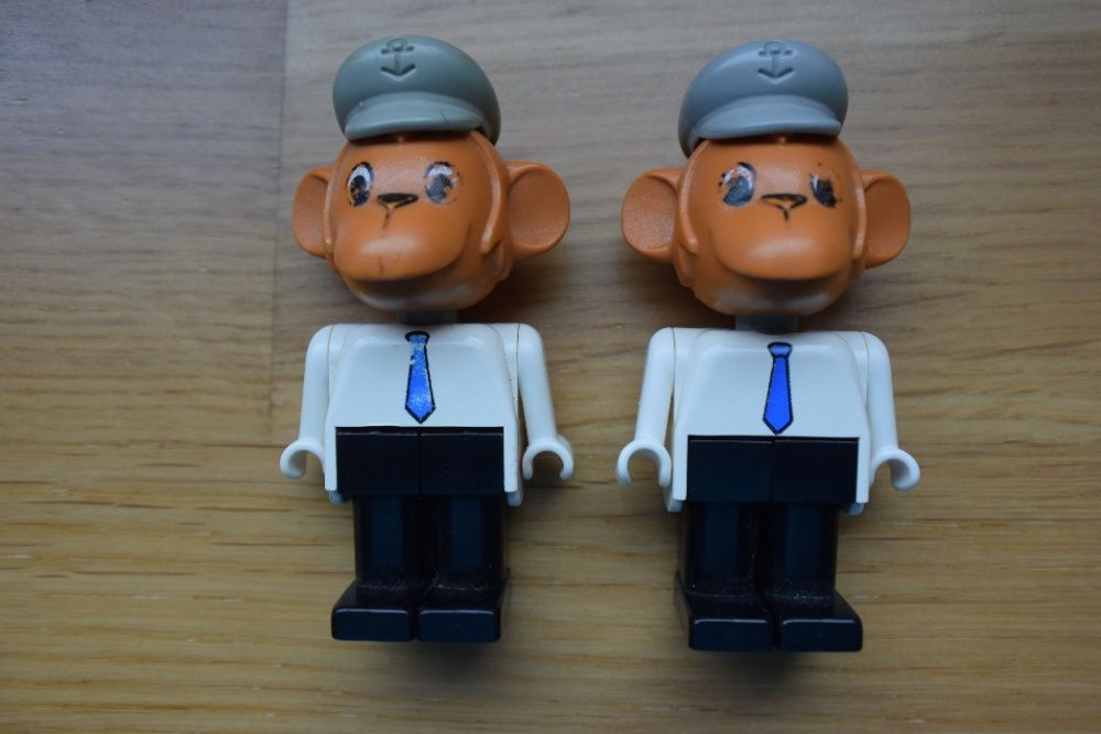 LEGO 1986 Fabuland Monkey Kolekcjonerska Figurka Małpka Singe Gray
