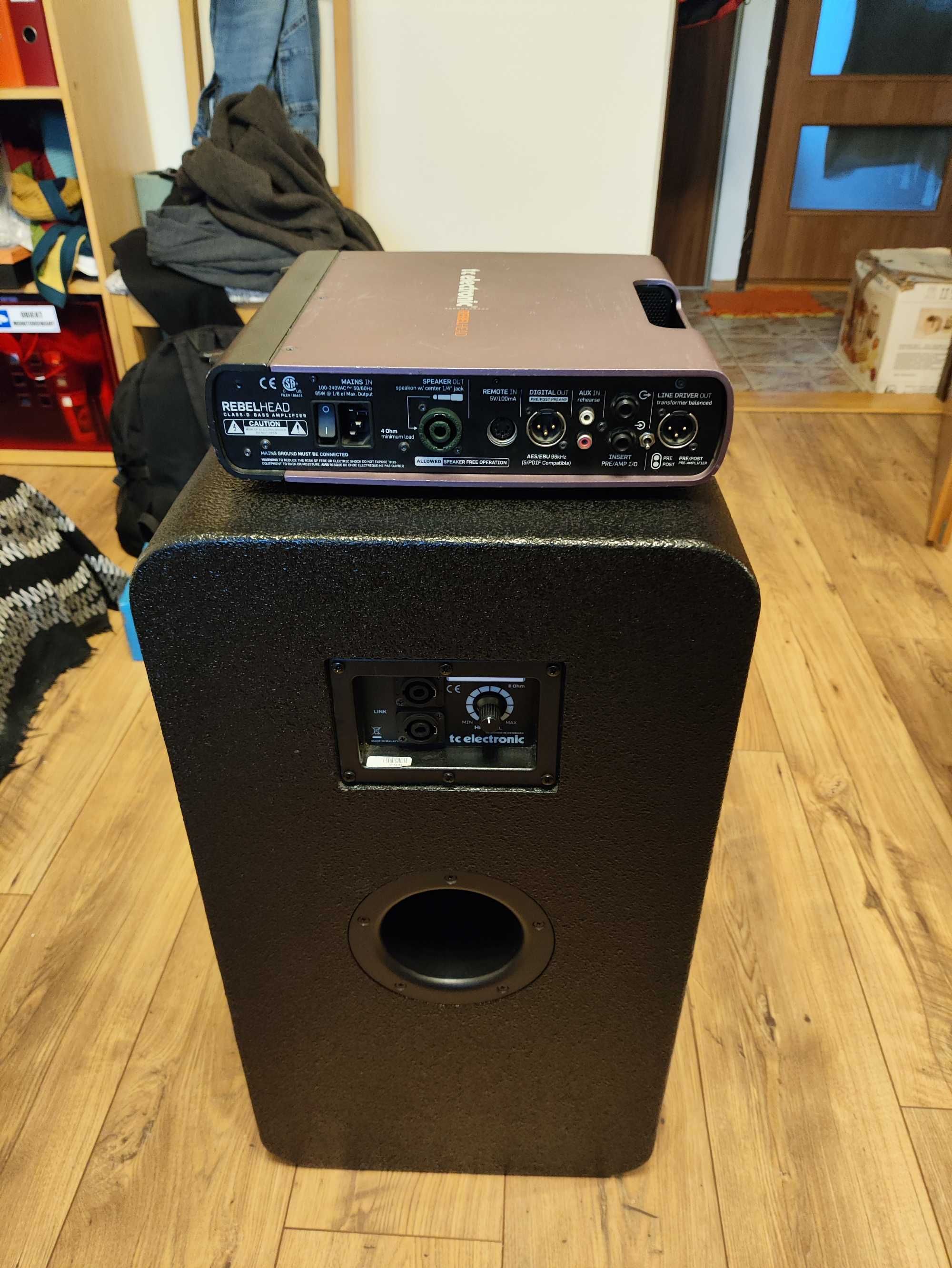 TC Electronic zawodowy zestaw basowy. RH450 RS210