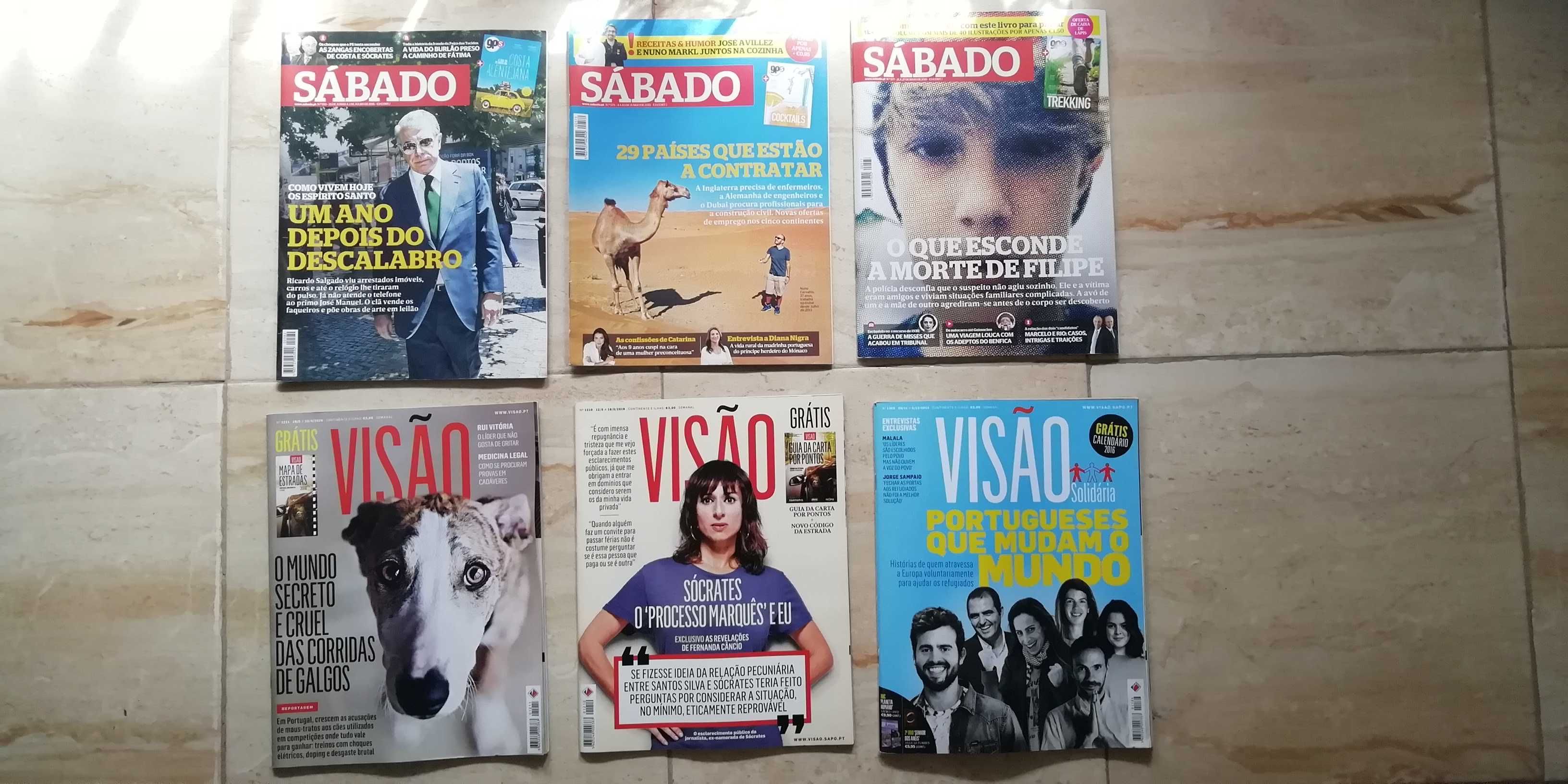 Revistas Sàbado e Visão