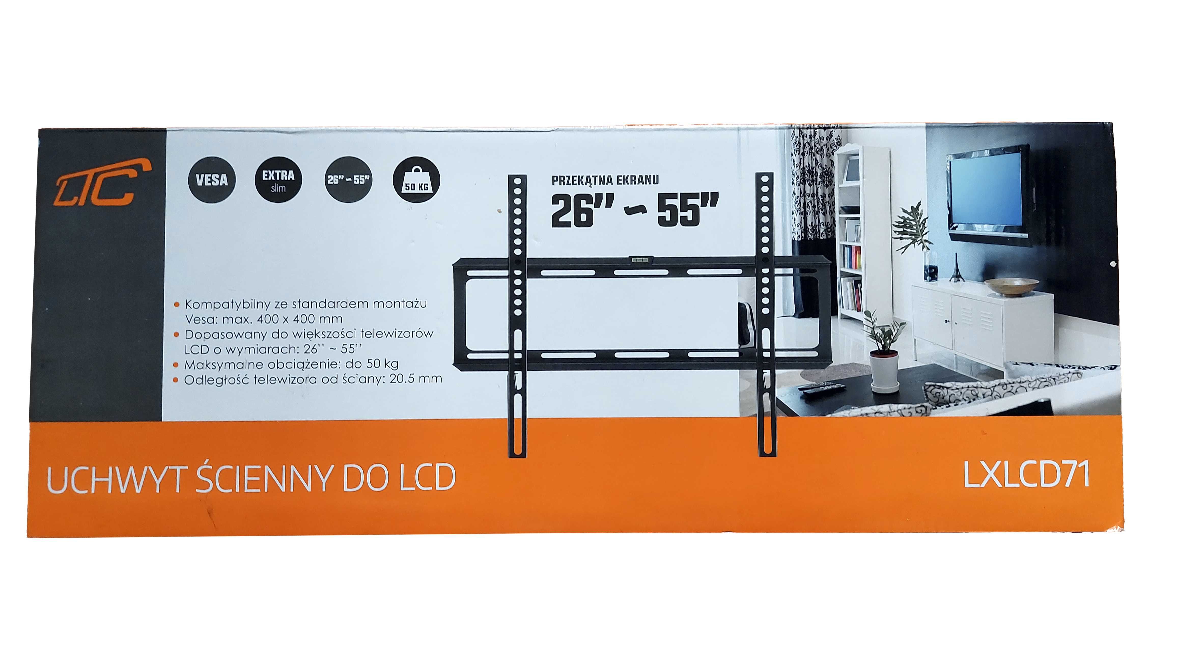 Uchwyt ścienny do telewizora 26"-55"