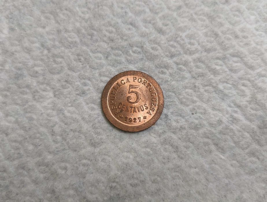 Moeda 5 Centavos 1927 - SOBERBA