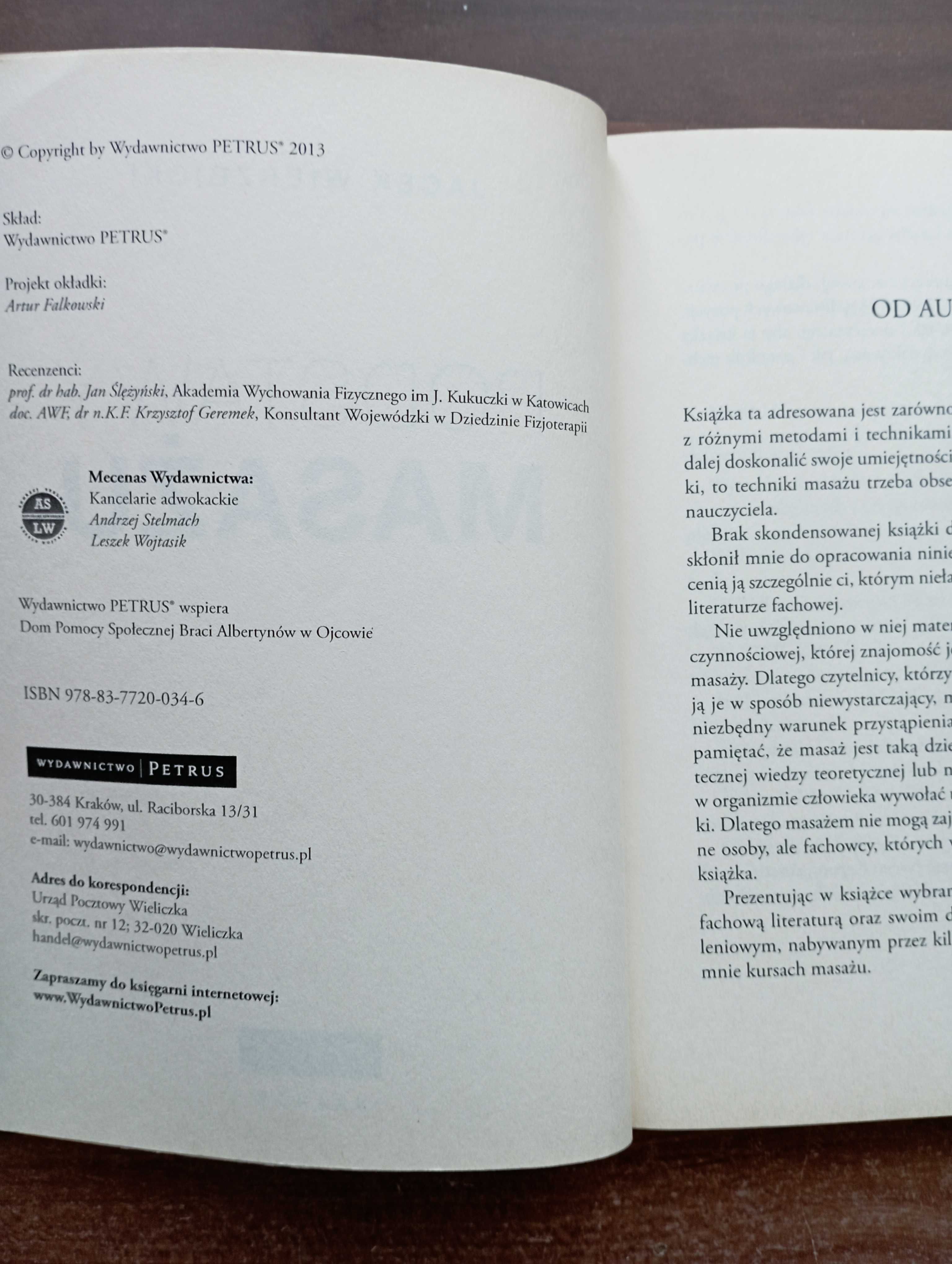 Podstawy masażu Jacek Wierzbicki