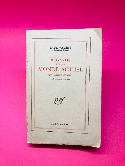 Regards sur le Monde Actuel - Paul Valéry