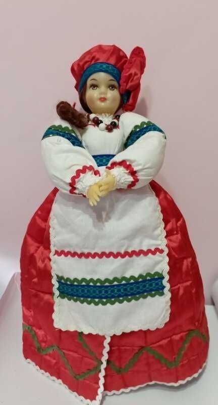 Українка украинка паричковая кукла лялька на самовар Харьков СССР