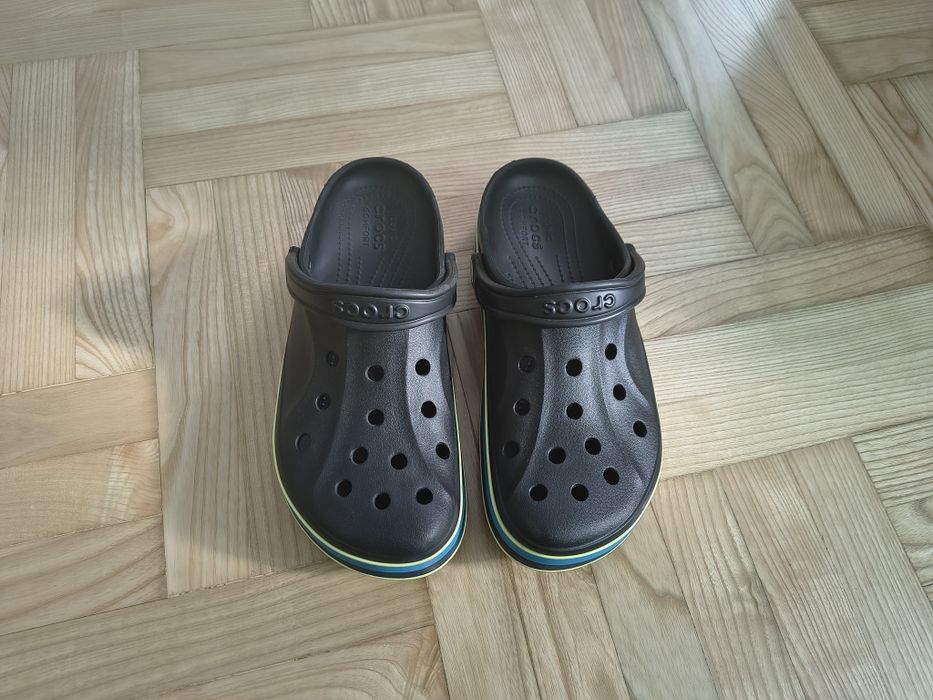 Crocs nowe oryginalny crocsy czarne grube porządne klapki