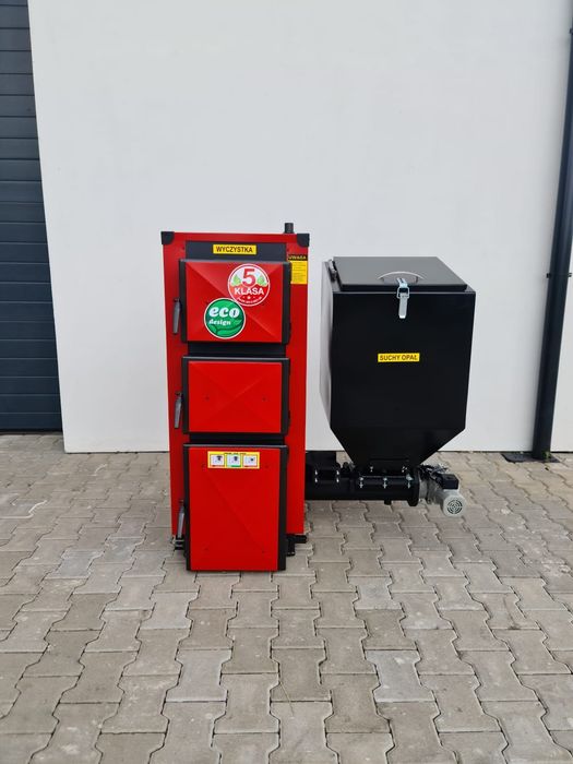 Kocioł z podajnikiem 20 kW 180 m2