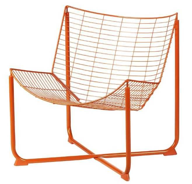 SKÅLBODA IKEA Fotel metalowy, pomarańczowy