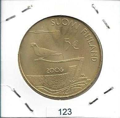 Finlândia -  5 Euros - 2006 -- "Desmilitarização Ilhas Åland" -  Moeda
