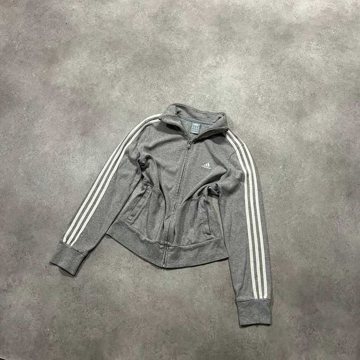 Vintage Bluza Adidas Zip Up Paski Trendy Coquette Retro 00s Y2K