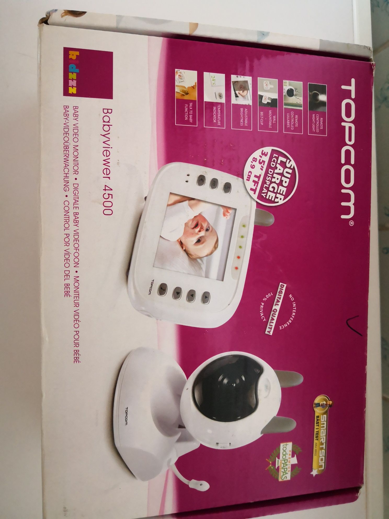 Безпроводная/проводная  видеоняня topcom babyviewer 4500 Бельгия