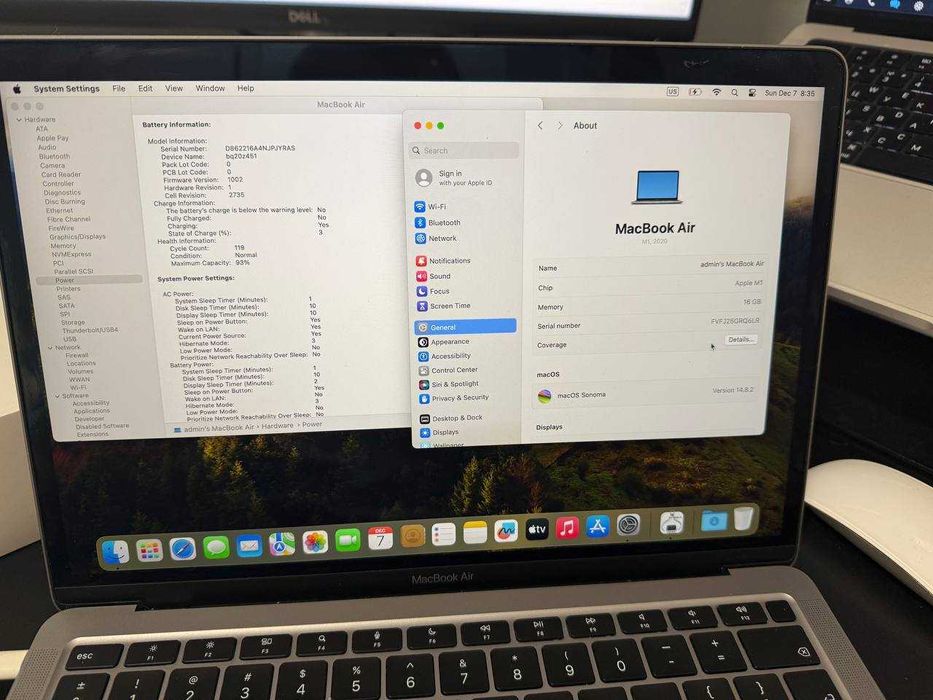 MacBook Air 13 2020 [2022] [M1 16GB RAM 256GB SSD] | Гарний Стан
