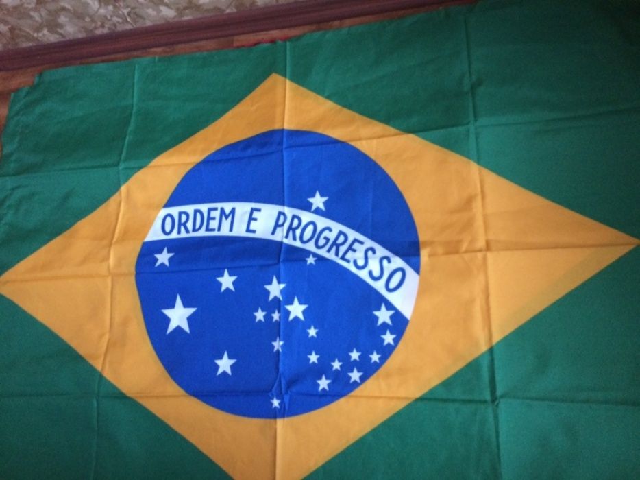 Флаг Сборной Бразилии Футбольная Бразилия