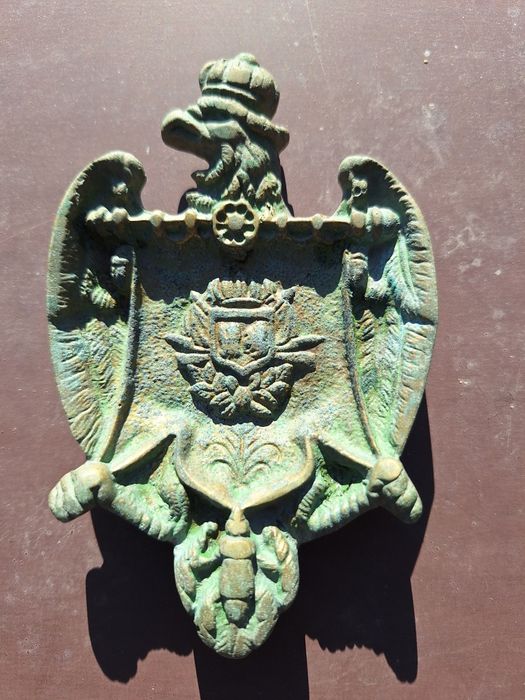 Popielniczka patriotyczna mosiądz prl