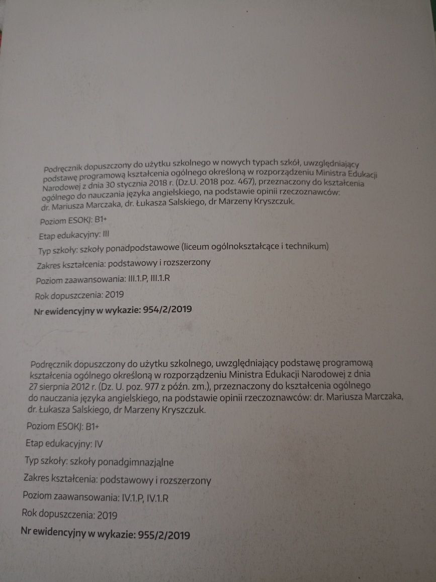 Podręcznik do angielskiego b1+