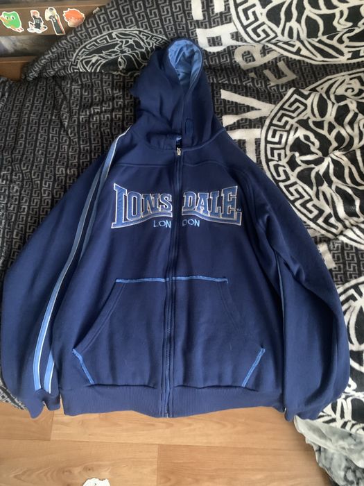 Кофта lonsdale синяя(размер L)