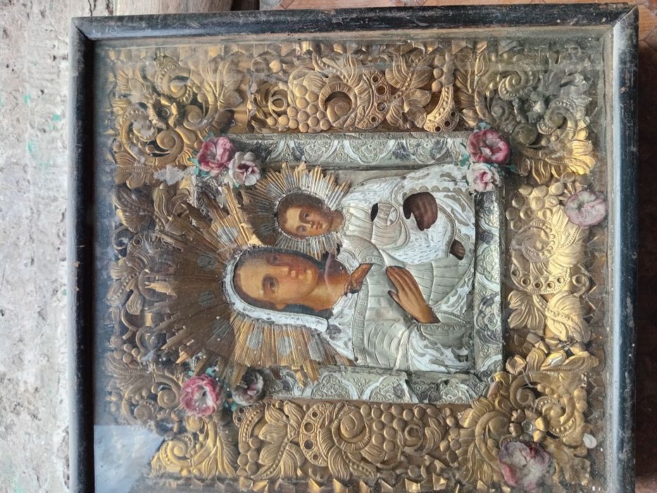 Икона на дереве старая , старинная , старовинна ікона