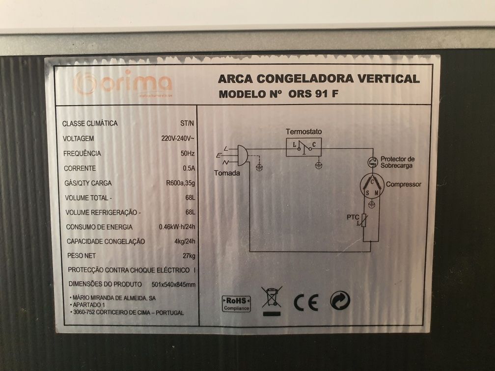 Arca congelador com gavetas