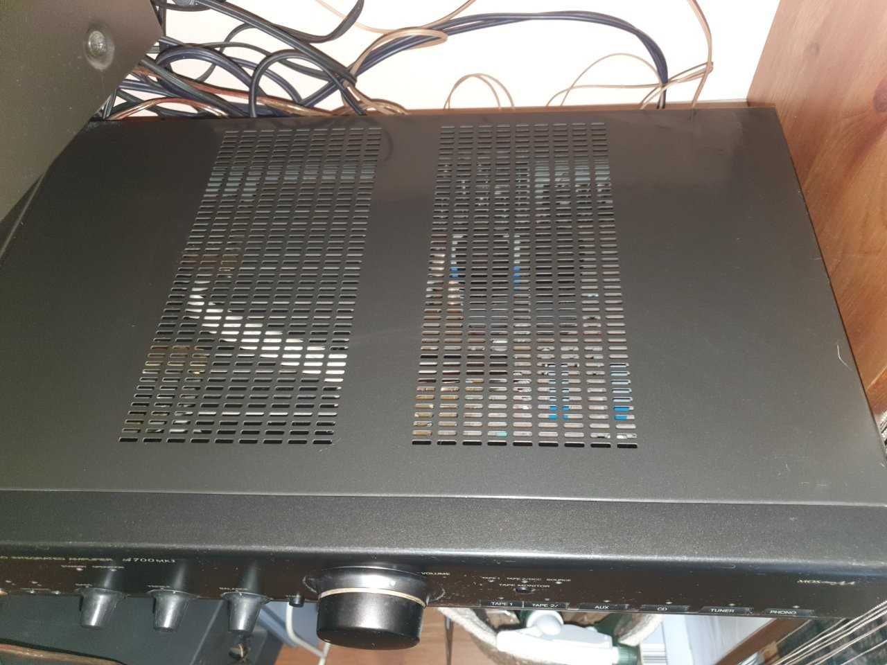 Wieża stereo Technics – SU-A700MK3 + CD, tuner, deck + pilot – komplet