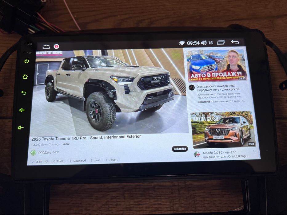 Магнітола Android Hyundai Santa Fe 2 Gps Dsp Carplay Андроїд Санта Фе