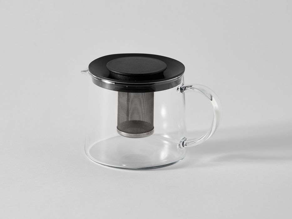 Bule de chá com filtro em aço inox