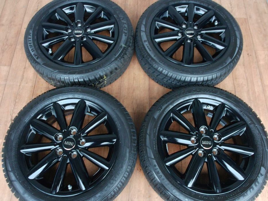 Koła Mini F55 F56 16x5,5 5x110 ET46 +czujniki + Dunlop 175/60/16 zima