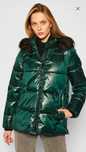 DKNY Kurtka zimowa zielony kameleon r. M stan idealny