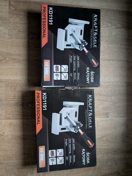 2x ścisk kątowy Kraft & dele