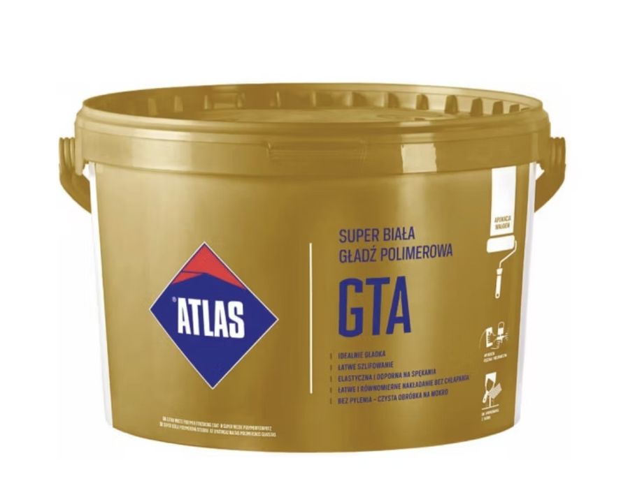 Gładź polimerowa biała Atlas 18kg