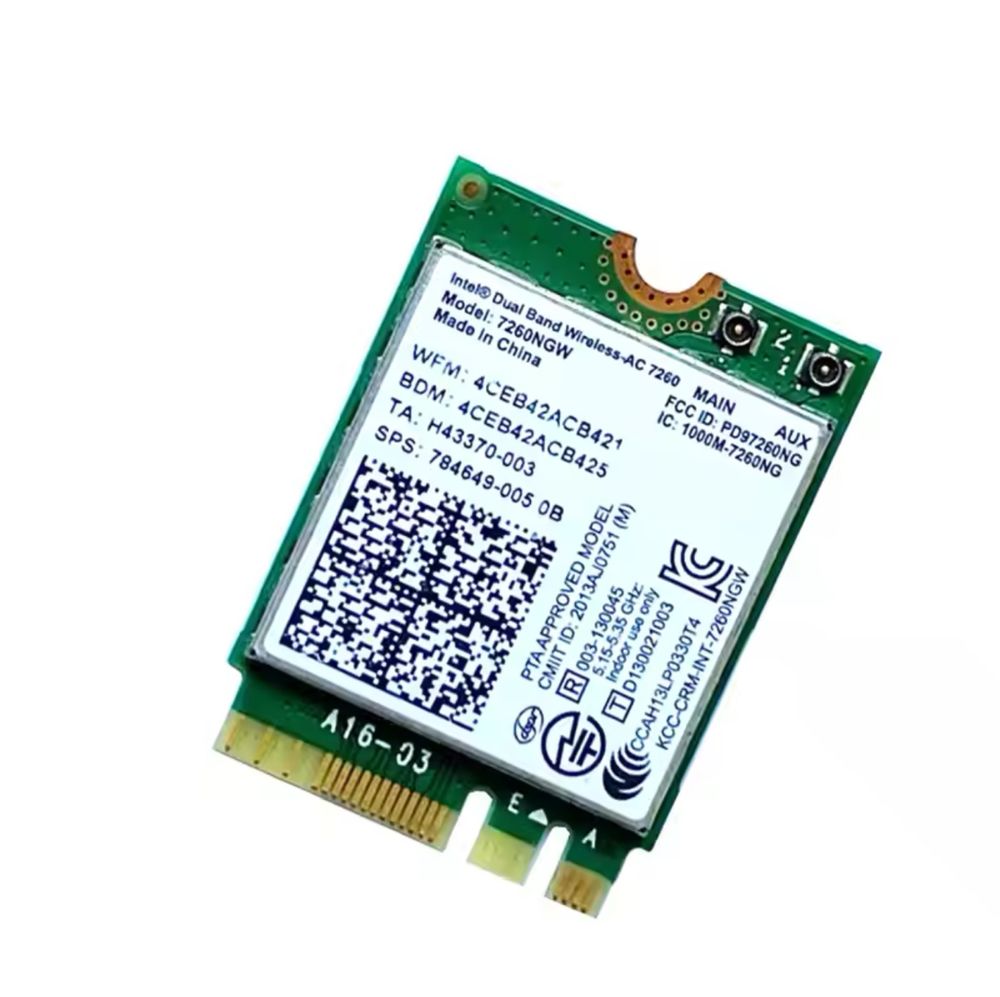 Intel 7260 7260NGW NGFF M.2 двухдиапазонный адаптер Wi-Fi 802.11AC m2