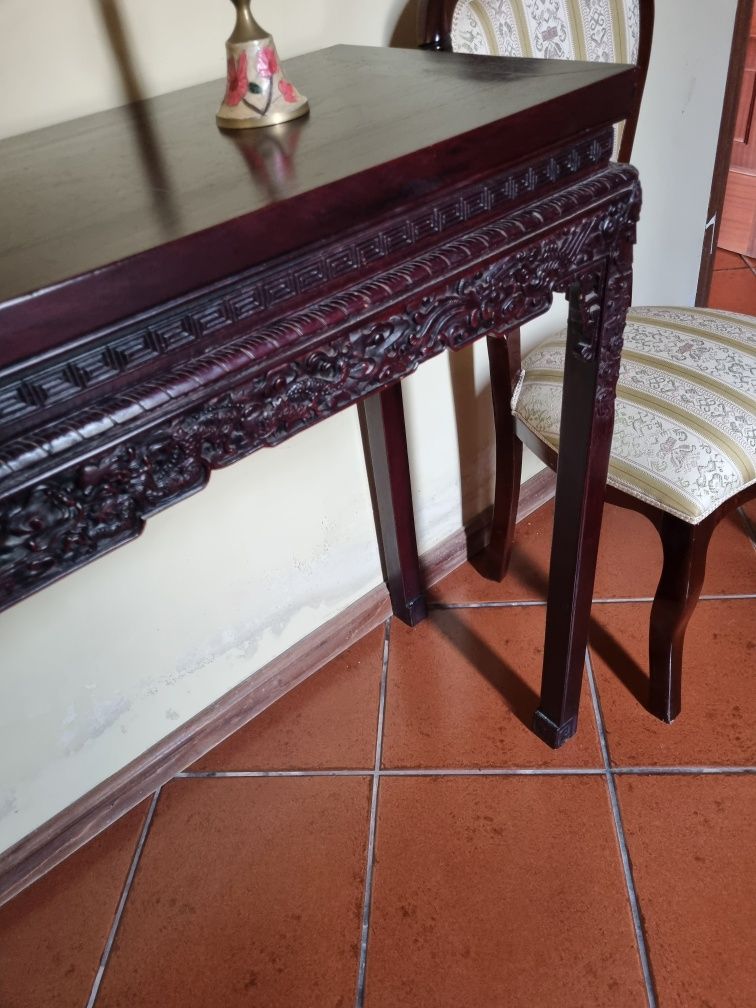 Consola+cadeiras+quadro