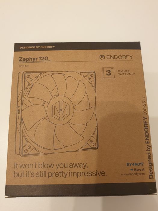 Nowy Wentylator komputerowy SILENT ENDORFY Zephyr 120 120mm  KOMP