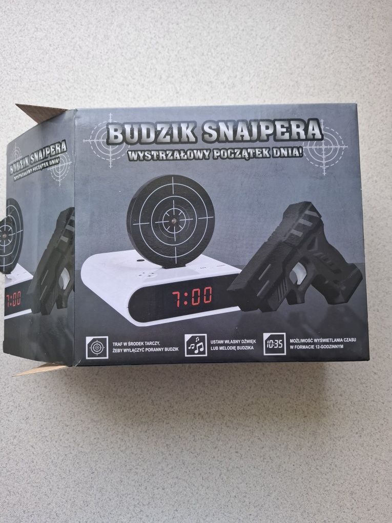 Zegar budzik snajpera