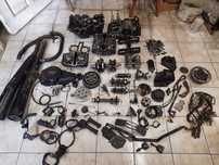 Yamaha XS 400 silnik części wał cylinder głowica kapa skrzynia sprzęgł