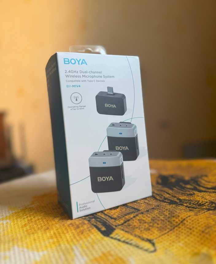 Мікрофонна радіосистема Boya BY-M1V4 Usb Type C Iphone 15/16 Android